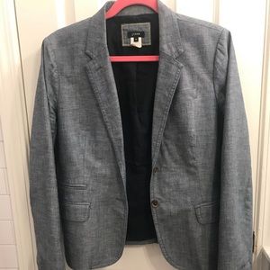 J. Crew Chambray Blazer